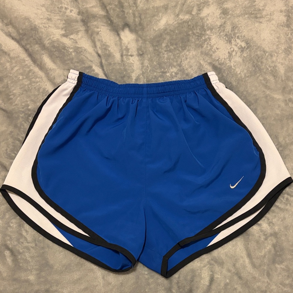 Women’s Nike Royal Blue and White Athletic Shorts